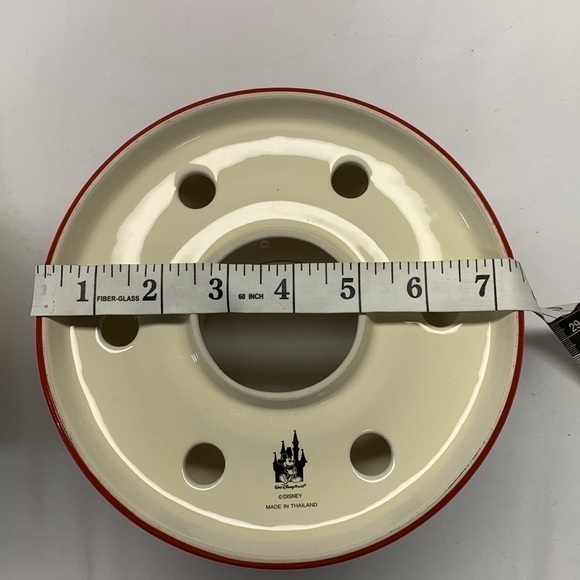 RARE Vintage Disney Victorian Mickey & Minnie Ceramic Jar Candle Lamp Shades SET - Picture 10 of 16